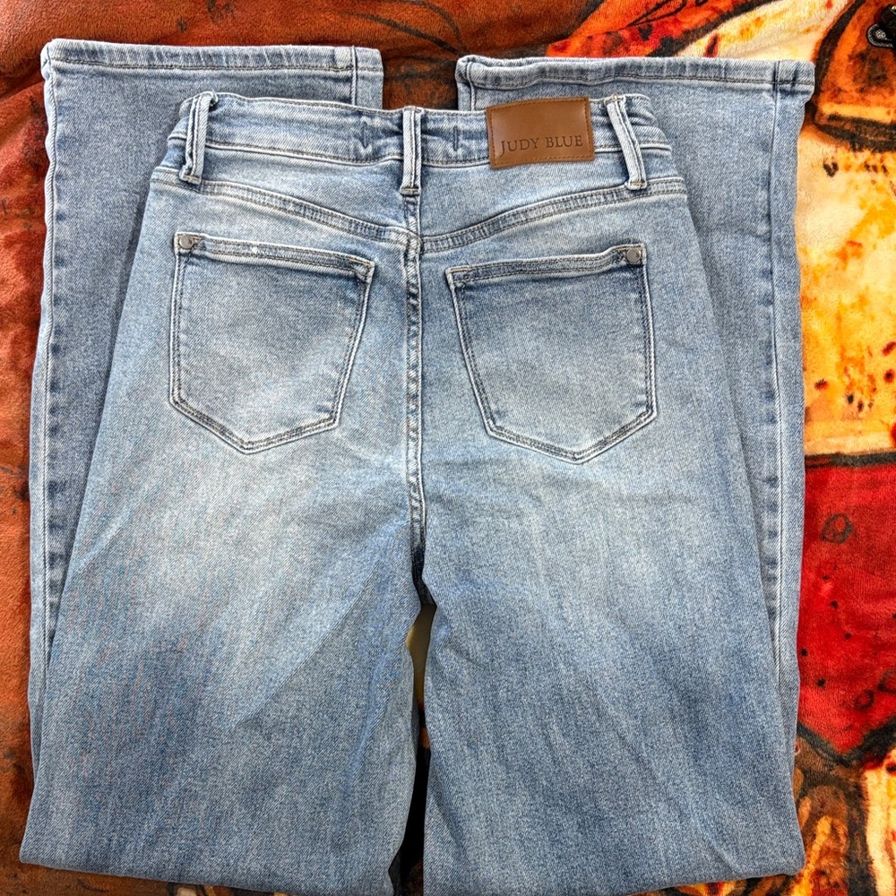Judy Blue Wide Jeans - Picture 6 of 8